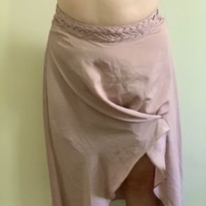 Blush pink skirt